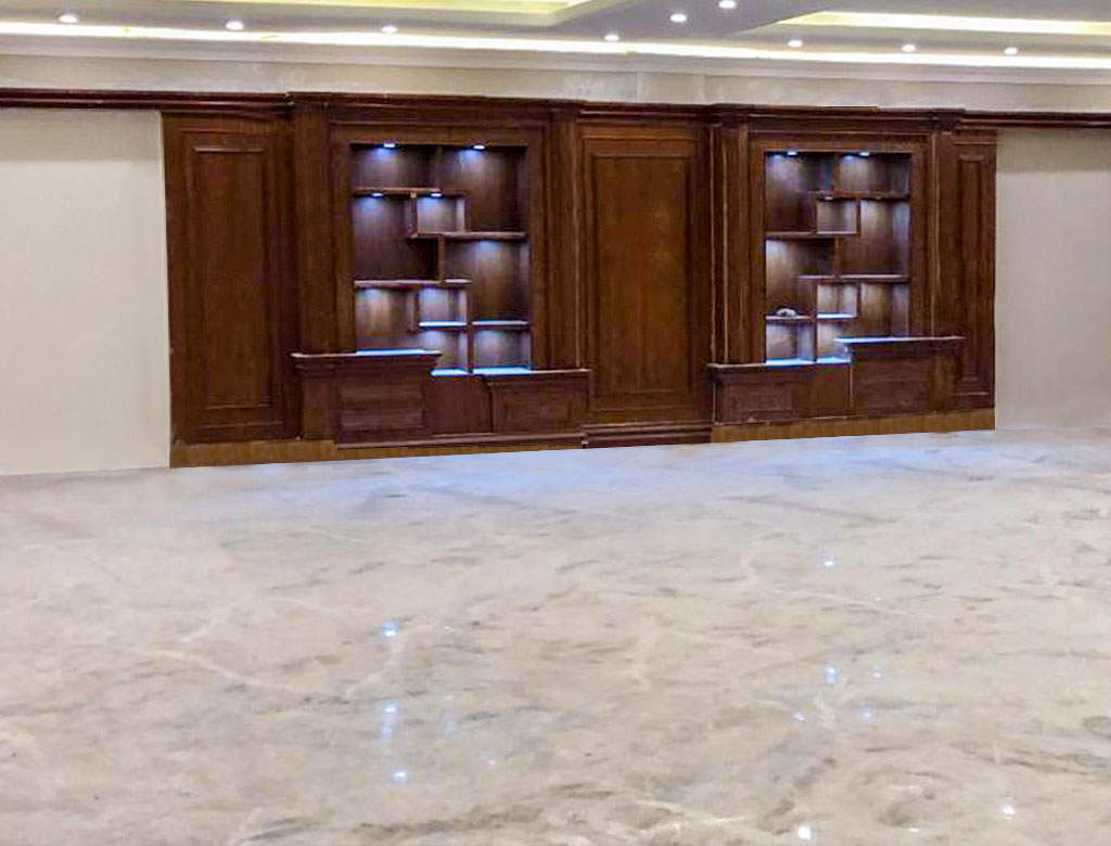 Indus Classico White – Marble – Application